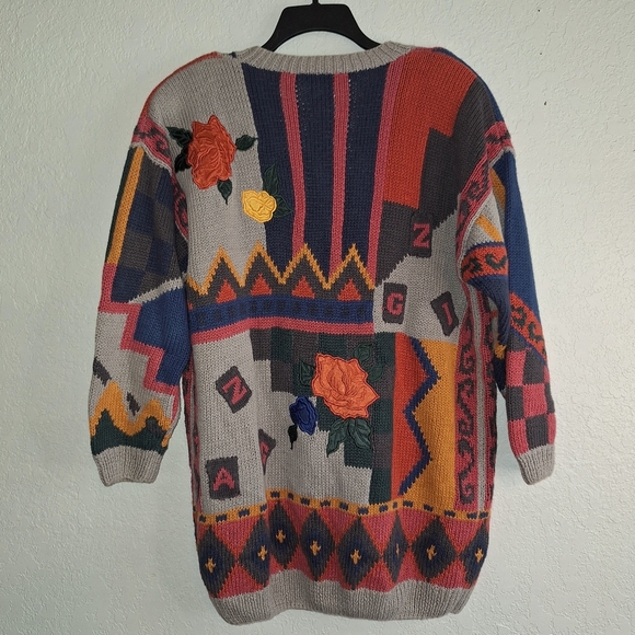 Vtg. Together 90's Cardigan Sweater Button Front/Pockets Women's Size XL - Picture 2 of 10